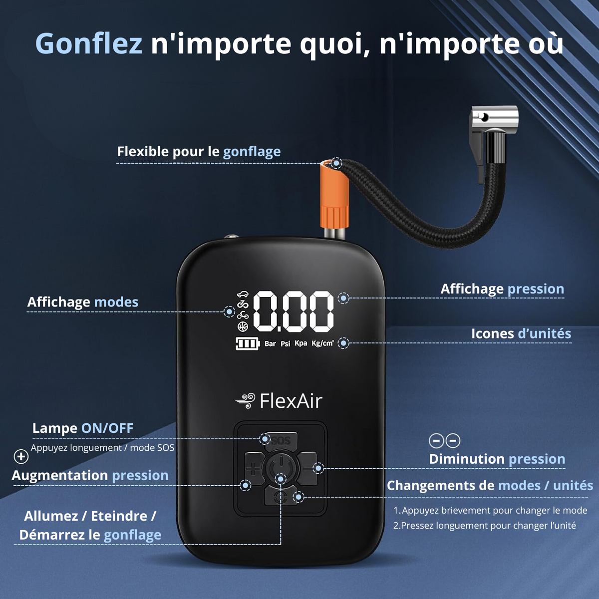 Pompe à Air Électrique - FlexAir™