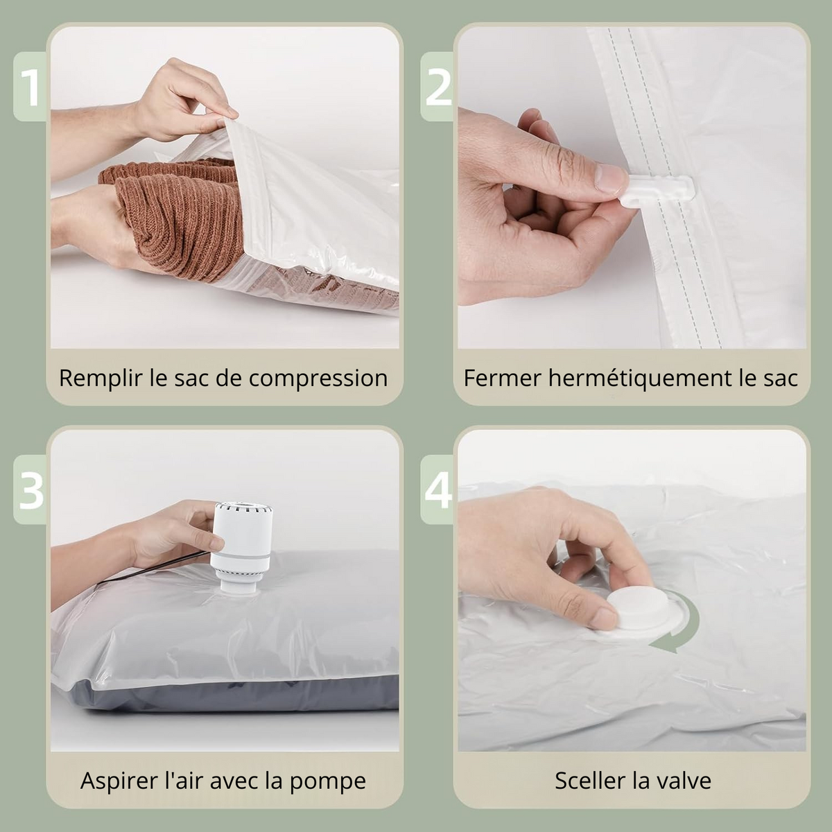 Sac de rangement étanche